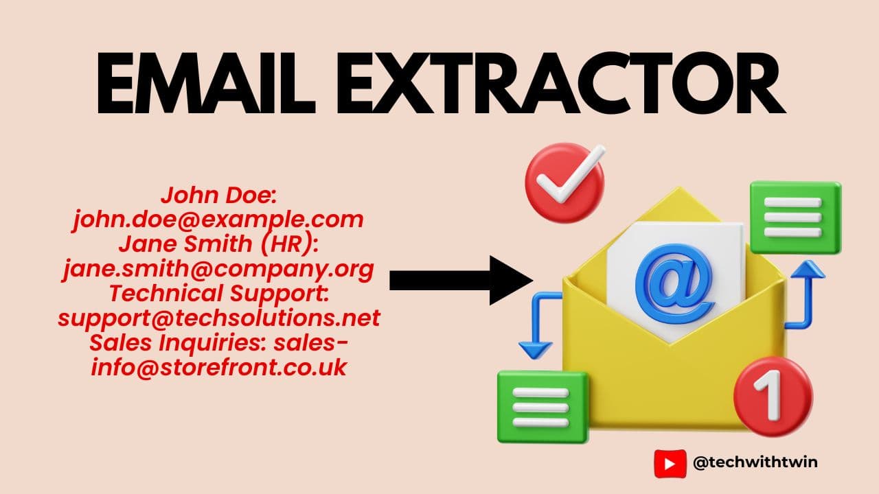 Email Extractor from Text