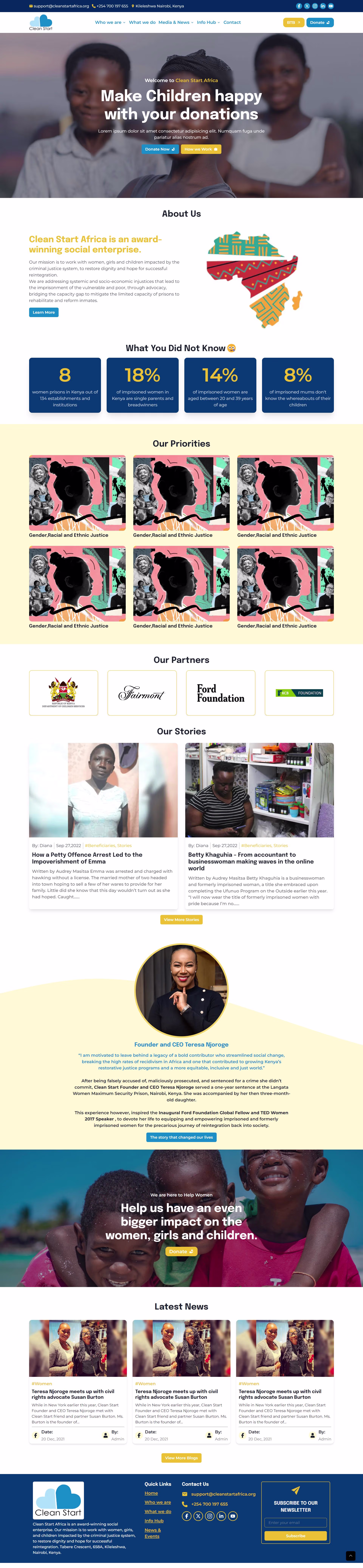 CleanStart Website