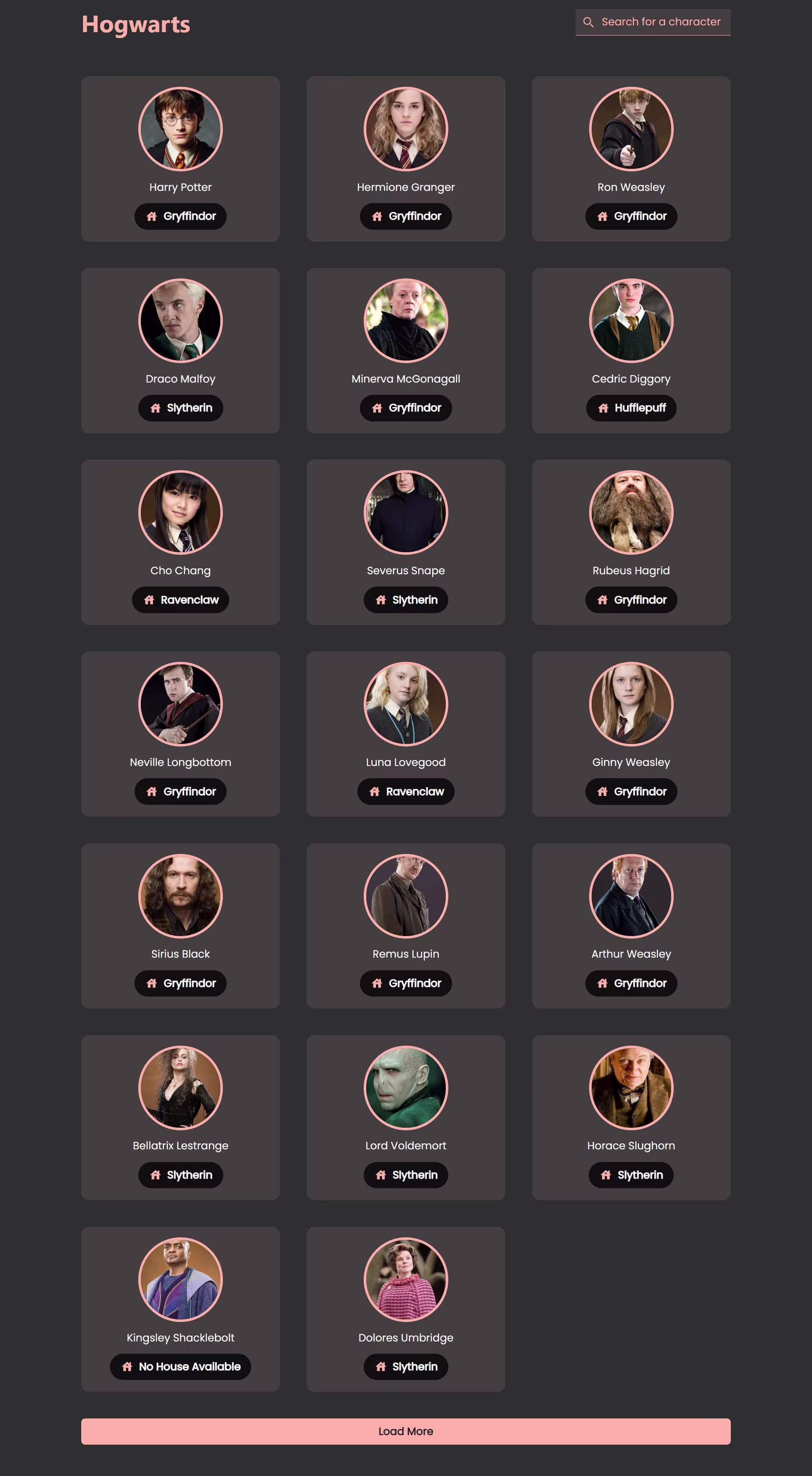 Harry Porter Website