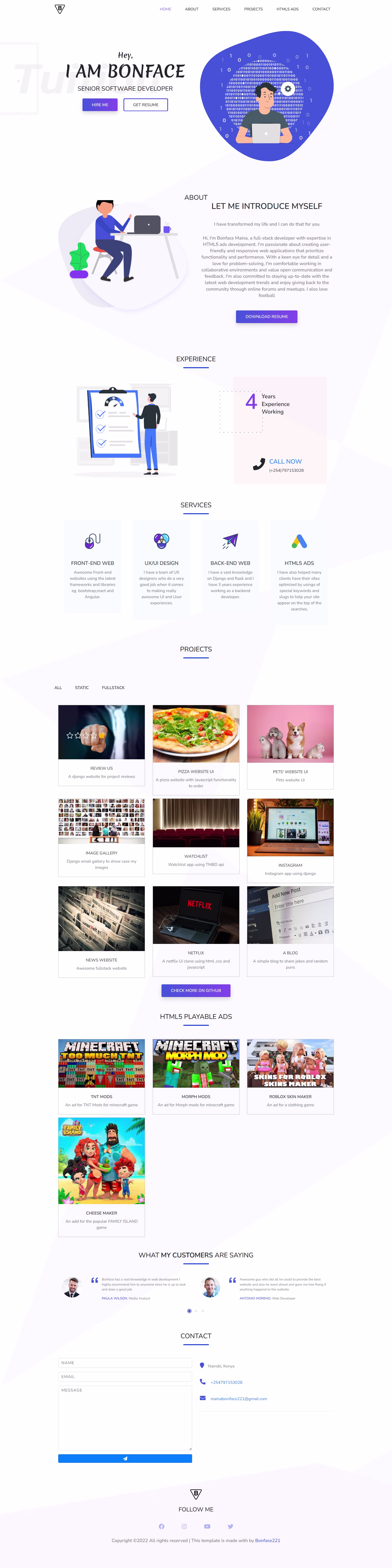 previous portfolio