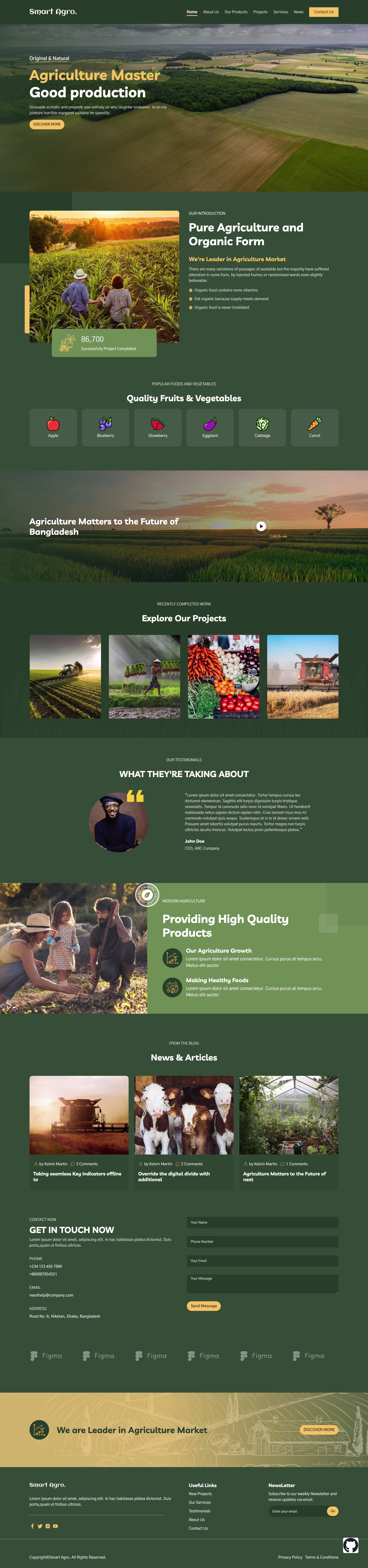 Smart Agro Website
