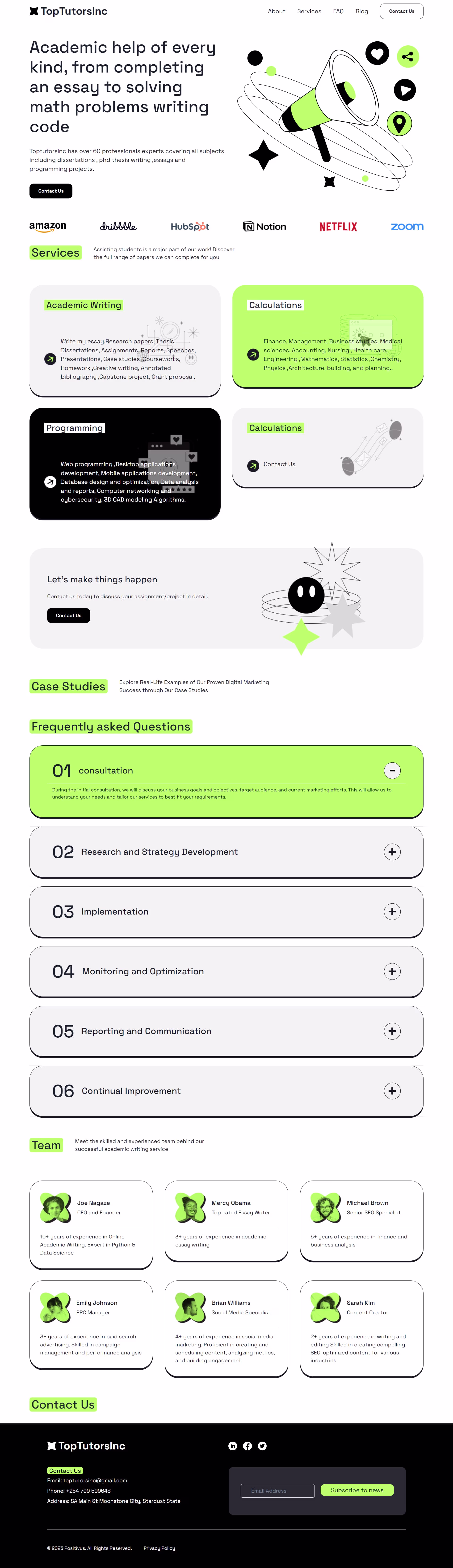 Client Website